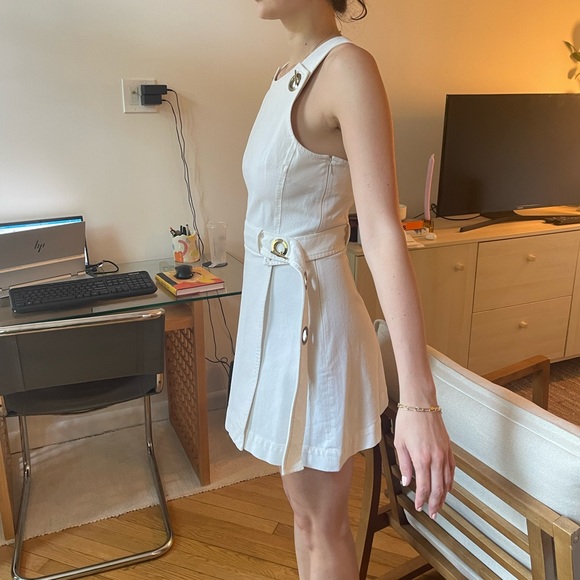 Derek Lam 10 Crosby White Tie Dress - Picture 6 of 8